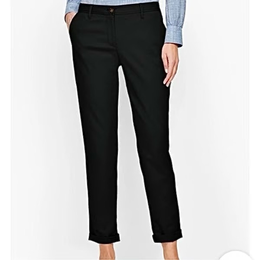 TALBOTS - Black Relaxed Chino Pants